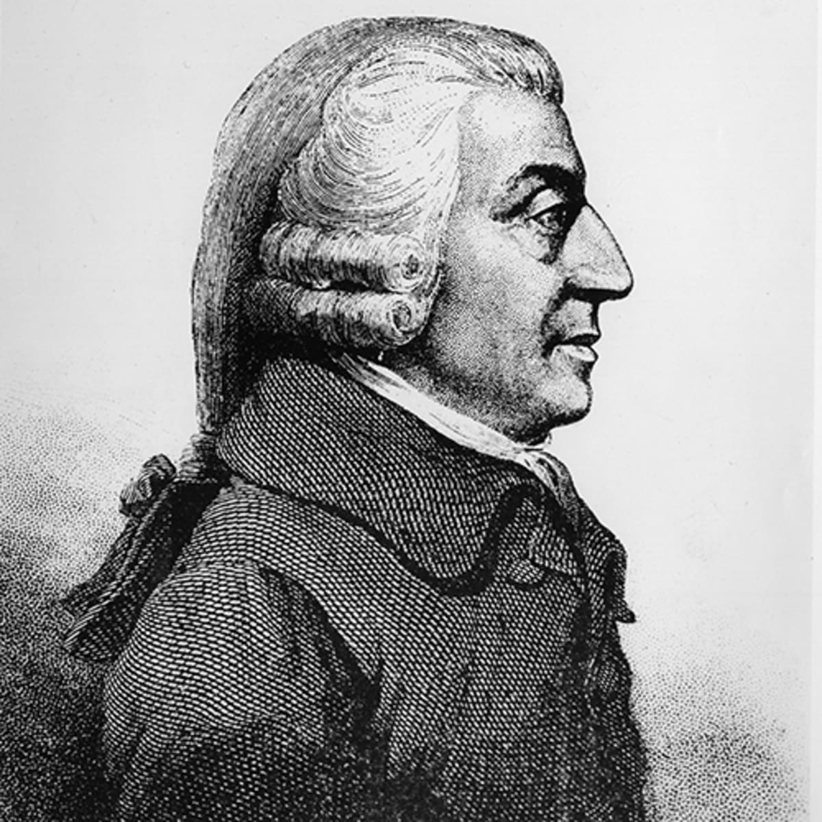 Portrait of author Adam Smith